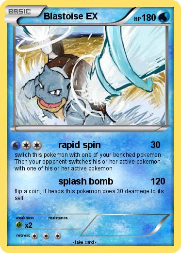 Pokemon Blastoise EX