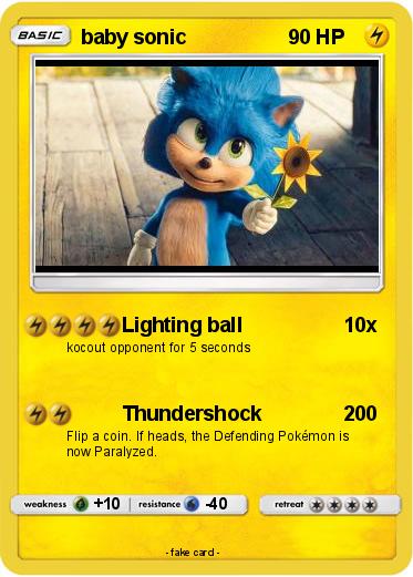 Pokemon baby sonic