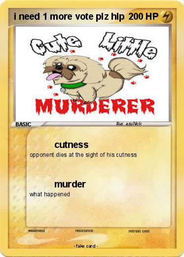 Pokemon i need 1 more vote plz hlp