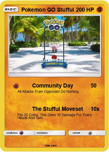 Pokemon Pokemon GO Stufful