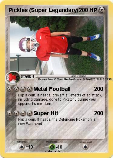 Pokemon Pickles (Super Legandary)