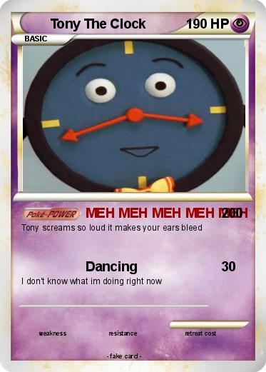 Pokemon Tony The Clock