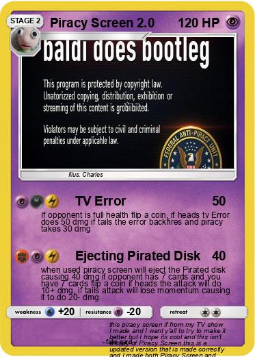 Pokemon Piracy Screen 2.0