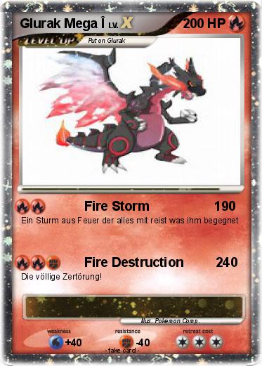 Pokemon Glurak Mega Î