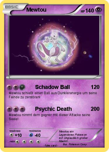 Pokemon Mewtou