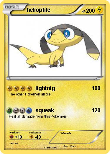 Pokemon helioptile