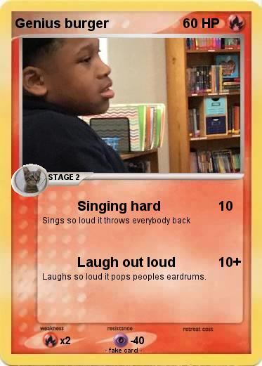 Pokemon Genius burger