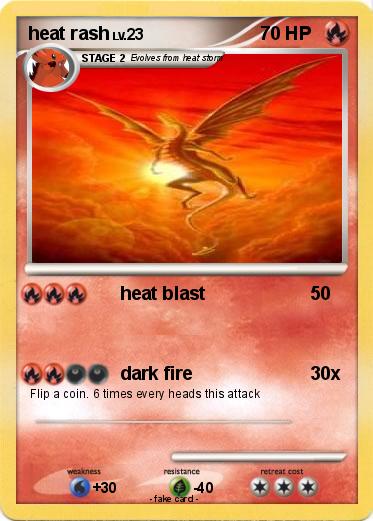 Pokemon heat rash