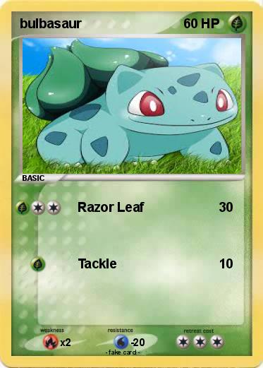 Pokemon bulbasaur