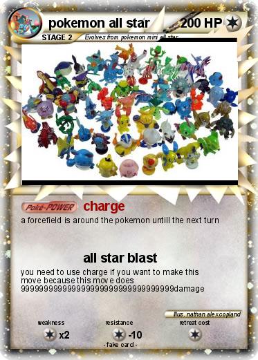 Pokemon pokemon all star