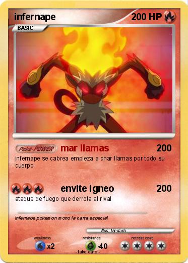 Pokemon infernape