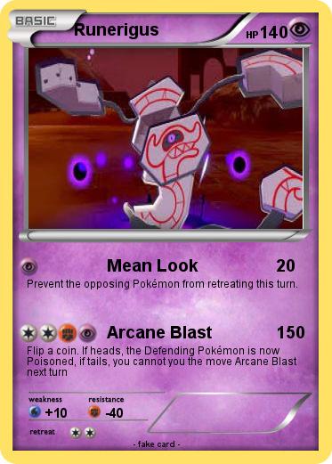 Pokemon Runerigus