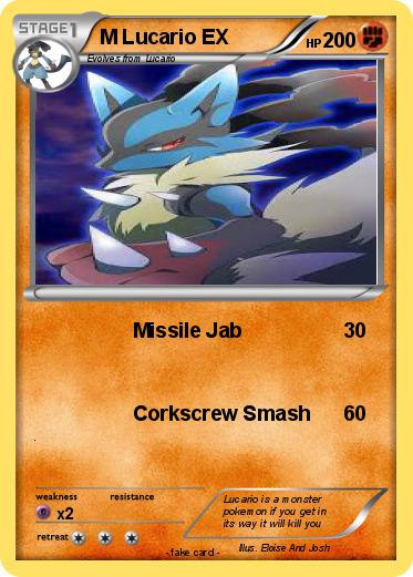 Pokemon M Lucario EX