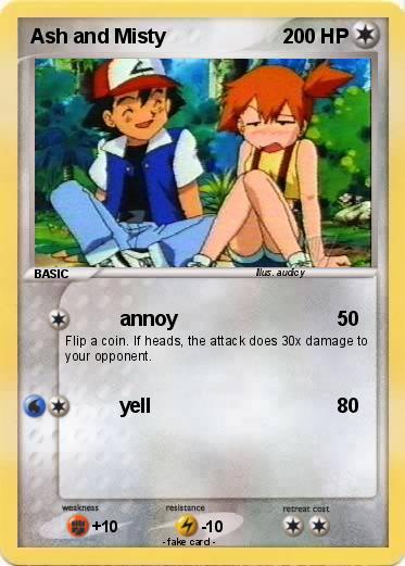 Pokemon Ash and Misty