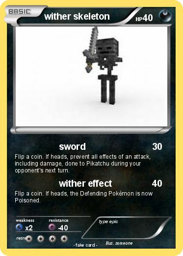 Pokemon wither skeleton