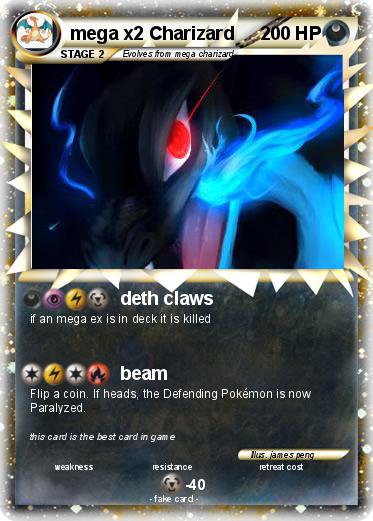 Pokemon mega x2 Charizard