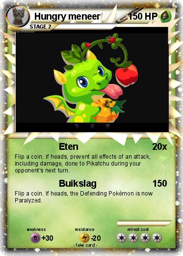 Pokemon Hungry meneer