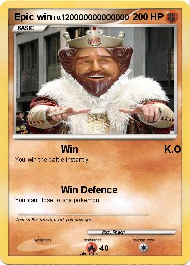 Pokemon Epic win
