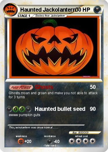Pokemon Haunted Jackolantern