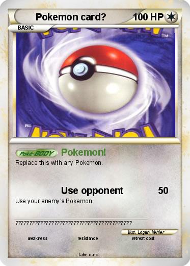 Pokemon Pokemon card?