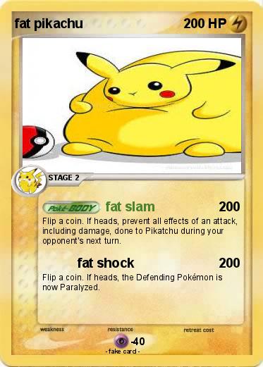 Pokemon fat pikachu
