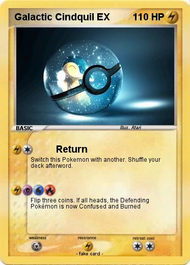 Pokemon Galactic Cindquil EX