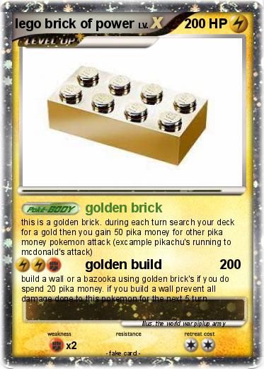Pokemon lego brick of power
