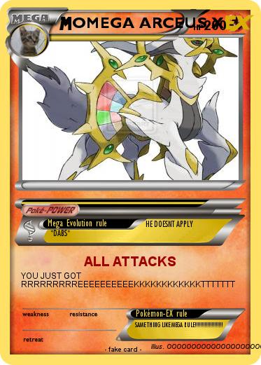 Pokemon OMEGA ARCEUS X