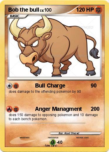 Pokemon Bob the bull