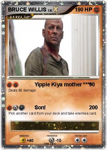 Pokemon BRUCE WILLIS