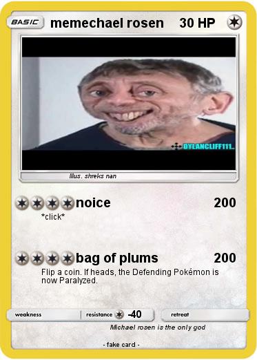 Pokemon memechael rosen