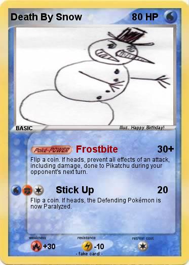Pokemon Death By Snow