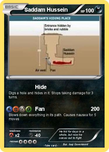 Pokemon Saddam Hussein
