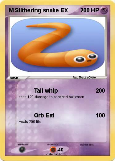 Pokemon M Slithering snake EX