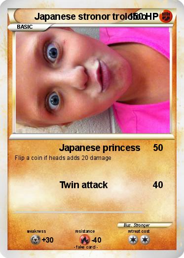 Pokemon Japanese stronor trololoo