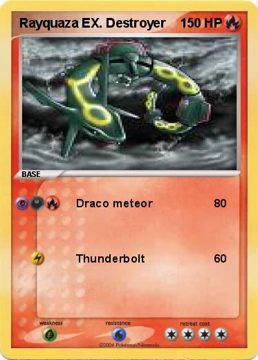Pokemon Rayquaza EX. Destroyer