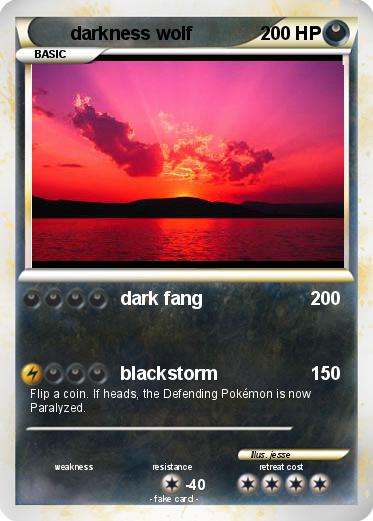 Pokemon darkness wolf
