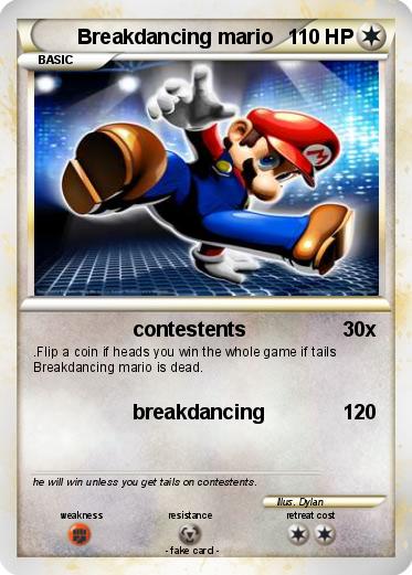 Pokemon Breakdancing mario