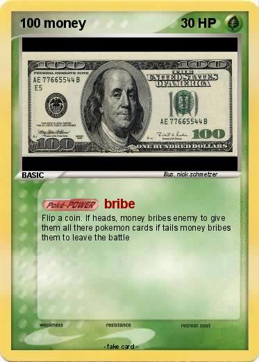 Pokemon 100 money
