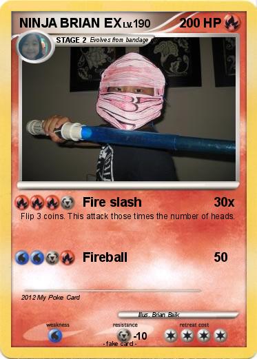 Pokemon NINJA BRIAN EX