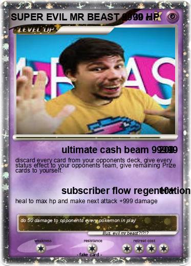 Pokemon SUPER EVIL MR BEAST 9999