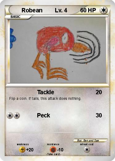 Pokemon Robean        Lv. 4