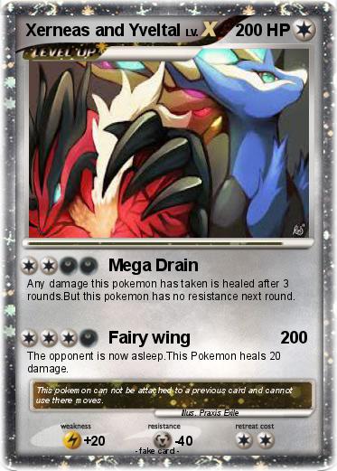 Pokemon Xerneas and Yveltal