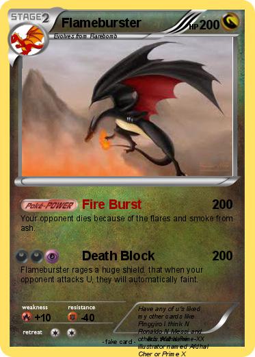 Pokemon Flameburster