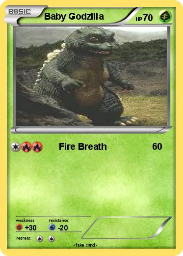 Pokemon Baby Godzilla