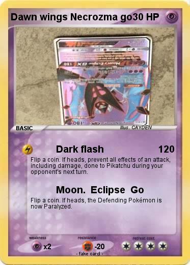 Pokemon Dawn wings Necrozma go