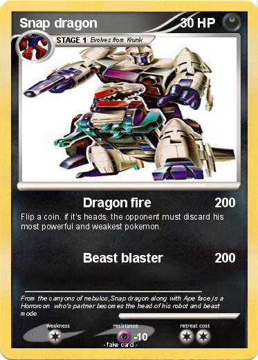Pokemon Snap dragon