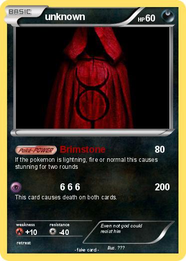 Pokemon unknown