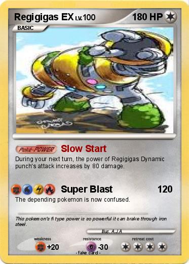 Pokemon Regigigas EX
