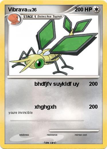 Pokemon Vibrava
